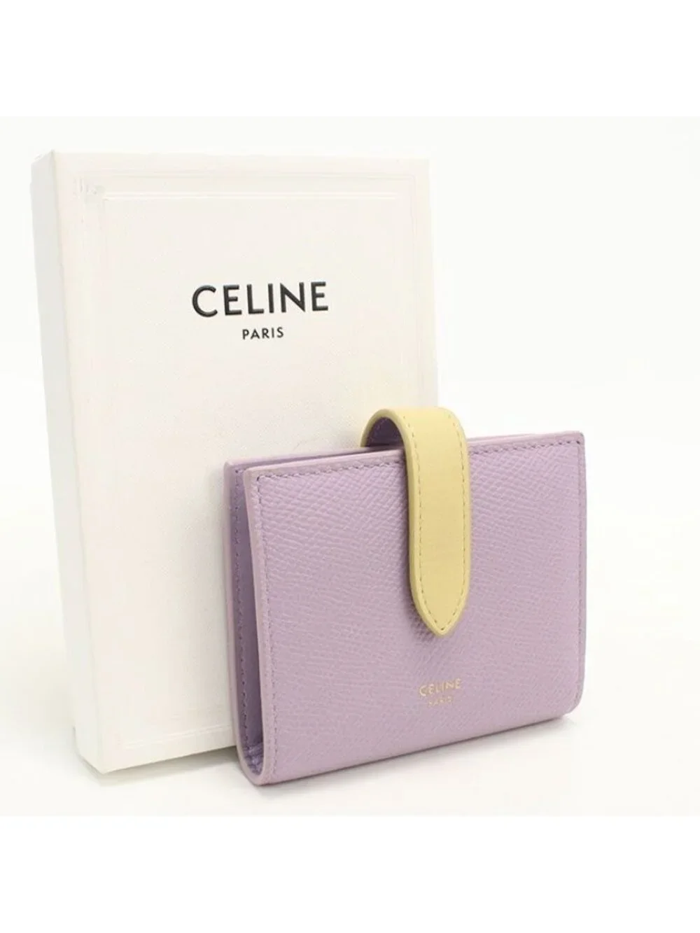 Celine Small Strap Wallet Bifold Calf